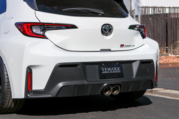 Remark 2023+ Toyota GR Corolla Carbon Fiber Outer Exhaust Block Off Plates