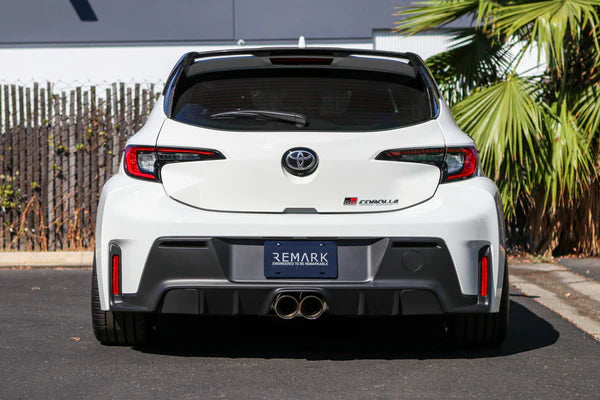 Remark 2023+ Toyota GR Corolla Carbon Fiber Outer Exhaust Block Off Plates