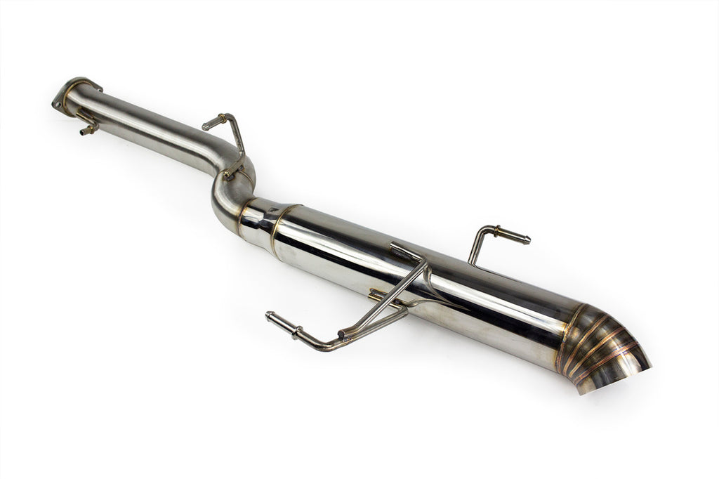 ISR Performance Series II - EP Single Tip Blast Pipe Exhaust - Resonated - 95-98 Nissan 240sx (S14)