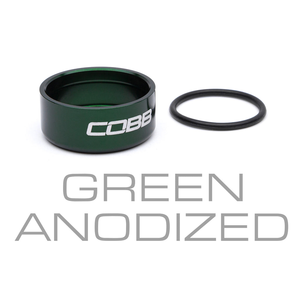 Cobb Knob Trim Ring - Green Anodized