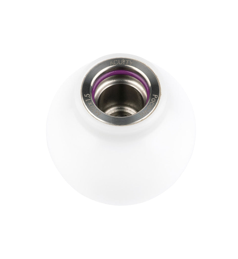 POCO Insulated Low-Profile Shift Knob in White (M10X1.5)