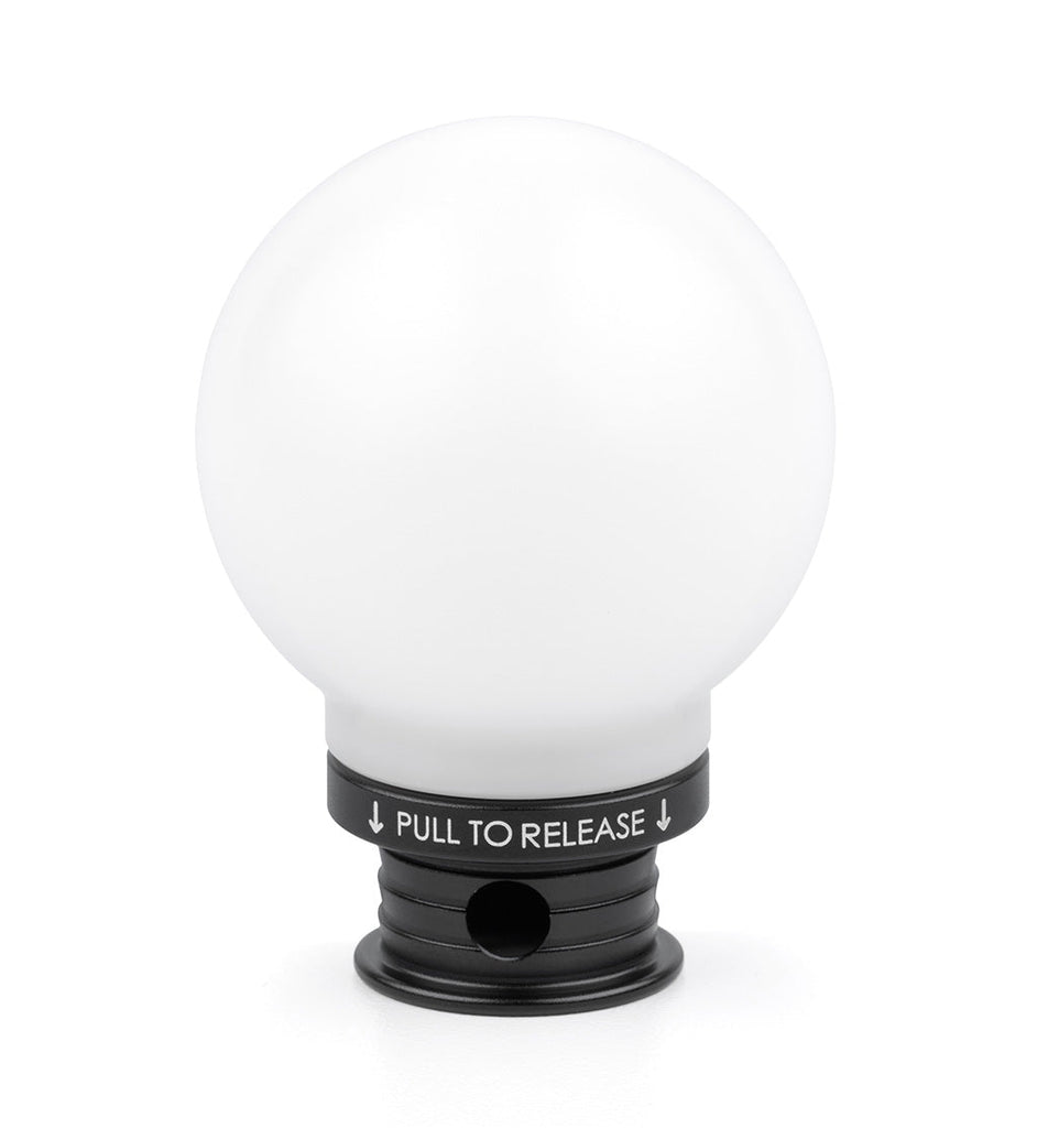 POCO Insulated Low-Profile Shift Knob in White (M10X1.5)