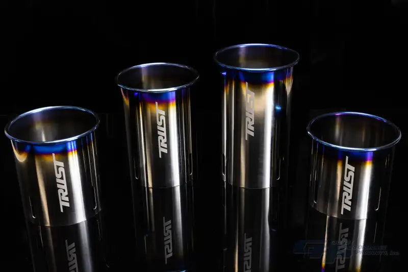 GReddy PE-TR Rolled Tip-Burnt-Ti L 190mm x 115mm