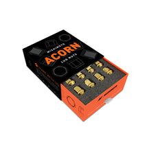 画像をギャラリービューアに読み込む, Mishimoto Steel Acorn Lug Nuts M14 x 1.5 - 24pc Set - Gold