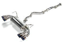 画像をギャラリービューアに読み込む, Invidia 08-11 STi Hatch / 11 WRX Hatch Dual Q300 Titanium Tip Cat-back Exhaust