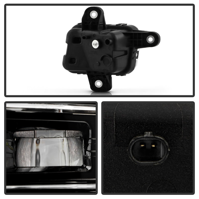 Spyder 21-23 GMC Yukon (Excl AT4) OEM Full LED Fog Lights w/Switch - Clear (FL-GY21-LED-C)