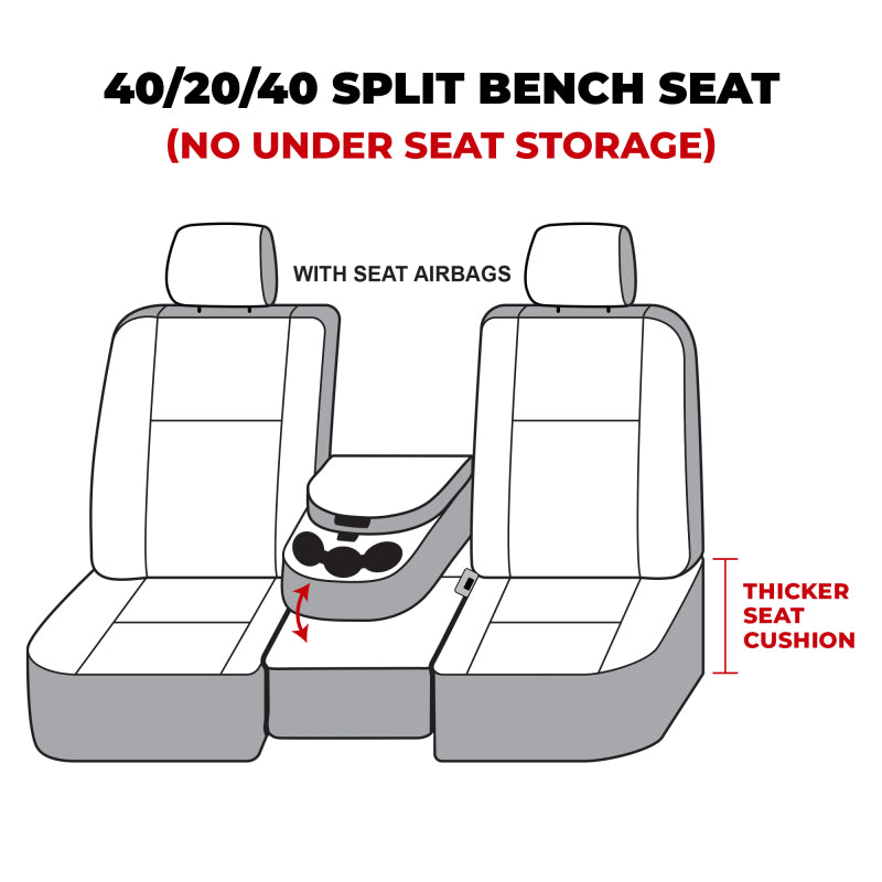 Covercraft 13-16 Dodge RAM Carhartt SeatSaver Custom Front Row Seat Covers - Gravel