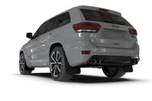 画像をギャラリービューアに読み込む, Rally Armor 18-22 Jeep Grand Cherokee SRT Trackhawk Black UR Mud Flap - White Logo