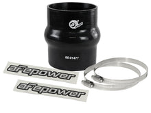 画像をギャラリービューアに読み込む, aFe Magnum FORCE Intake Coupling Kit (3-1/8 IN ID x 4 IN L) Straight Coupler w/ Hump - Black
