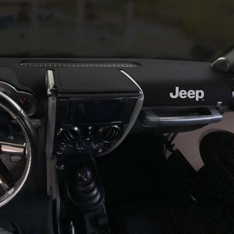 Covercraft 15-18 Jeep Wrangler (JK) w/o Light Sensor Limited Edition Custom Dash Cover w Jeep Logo