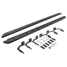 画像をギャラリービューアに読み込む, Go Rhino 10-22 Ram 2500/3500HD Crew Cab 4DR RB10 Slim Running Boards Kit (Incl. Brackets) - Tex. Blk