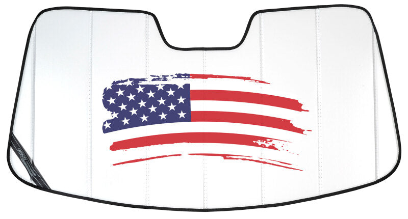 Covercraft 24-26 Mercedes-Benz AMG American Flag UVS100 Premier Custom Sunscreen - Centered Logo