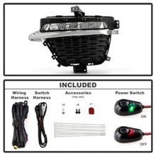 画像をギャラリービューアに読み込む, Spyder 22-24 Jeep Grand Cherokee (2-Row) OEM LED Fog Lights w/Switch - Clear (FL-JGC22-LED-C)