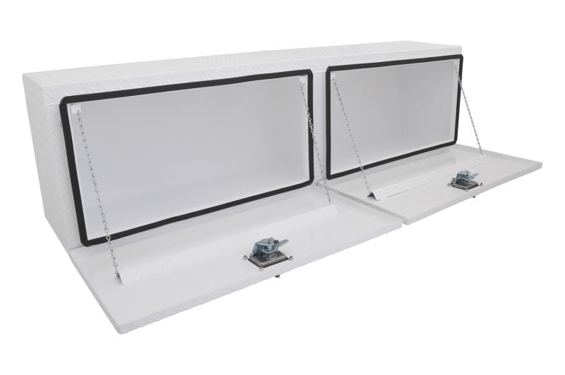 Dee Zee Universal Tool Box - Specialty Topsider White BT Alum