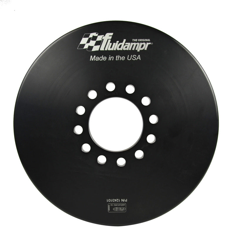 Fluidampr Universal Tractor Pulling 12 Bolt Taper Lock Hub Internally Balanced Damper (w/Bolt Holes)