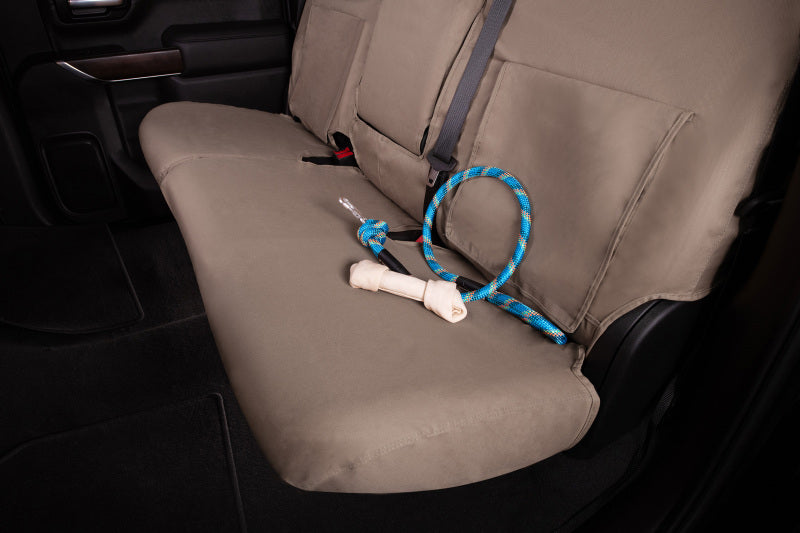 Covercraft 16-23 Toyota Tacoma Polycotton SeatSaver Custom Front Row Seat Covers - Taupe
