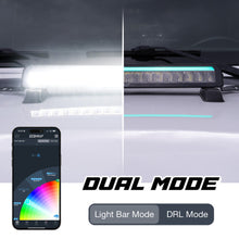 画像をギャラリービューアに読み込む, XK Glow XKmax 10in Offroad Light Bar w/ RGBW Chasing DRL &amp; App Control