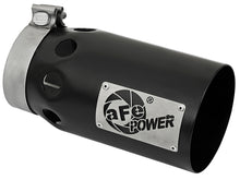画像をギャラリービューアに読み込む, aFe Rebel XD Series Universal Exhaust Tip 4 IN Inlet x 5 IN Outlet x 10 IN L- Black Right Side Exit