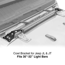 画像をギャラリービューアに読み込む, XK Glow Cowl Light Bar Bracket for Jeep Gladiator JT &amp; Wrangler JL (30-32In Bar)