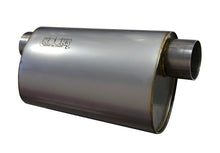 画像をギャラリービューアに読み込む, Kooks 3in Oval Offset/Offset (Same Side) Muffler 14in Long Body Stainless Steel