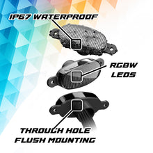 画像をギャラリービューアに読み込む, XK Glow XKmax Pre-Runner Style RGBW LED Grill Pods - 3pc