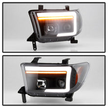 画像をギャラリービューアに読み込む, Spyder 07-09 Toyota Tundra Projector Headlights - Black (PRO-YD-TTU07V3PL-SEQ-BK)