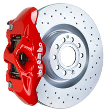 画像をギャラリービューアに読み込む, Brembo 14-20 A3 Front GT BBK 4 Piston Cast 345x30 1pc Rotor Drilled-Red