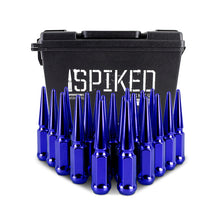 画像をギャラリービューアに読み込む, Mishimoto Steel Spiked Lug Nuts M12x1.5 20pc Set - Blue