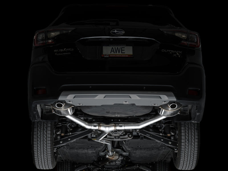 AWE Tuning 20-25 Subaru Outback (Wilderness & XT) 0FG Cat-Back Exhaust w/Dual BashGuards