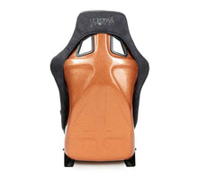 画像をギャラリービューアに読み込む, NRG FRP Bucket Seat (Large) Prisma Edition w/ Orange Pearlized Back - Spooky Edition (Spiders/Bats)