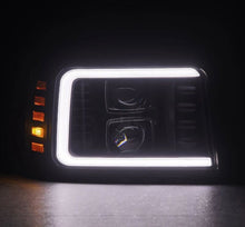 画像をギャラリービューアに読み込む, AlphaRex 92-96 Ford F-Series/Bronco PRO-Series Proj Headlight Blk w/Seq. Sig &amp; DRL