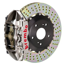 画像をギャラリービューアに読み込む, Brembo 06-09 S2000 Rear GTR BBK 4 Piston Billet328x28 2pc Rotor Drilled- Nickel Plated