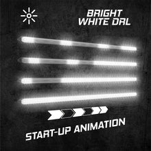 画像をギャラリービューアに読み込む, XK Glow 11In Switchback Grill Lights with Start-up Animation &amp; Sequential Turn Signals