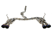 画像をギャラリービューアに読み込む, Invidia 11-14 Subaru WRX / STI Sedan Gemini/R400 Single Layer Quad Titanium Tip Cat-back Exhaust