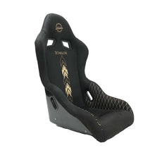 画像をギャラリービューアに読み込む, NRG FRP Bucket Seat - Echelon Light Weight - Gold Stitching - Large