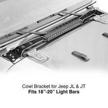 画像をギャラリービューアに読み込む, XK Glow Cowl Light Bar Bracket for Jeep Gladiator JT &amp; Wrangler JL (18-20In Bar)