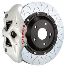 画像をギャラリービューアに読み込む, Brembo 19+ Mazda3 Front GT BBK 4 Piston Cast 345x28 2pc Rotor Slotted Type-3- White