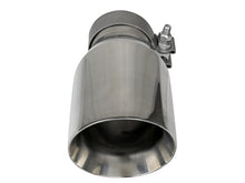 画像をギャラリービューアに読み込む, aFe MACH Force-Xp Univ 304 SS Double-Wall Clamp-On Exhaust Tip - Polished - 3in Inlet - 4.5in Outlet