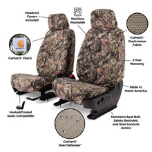画像をギャラリービューアに読み込む, Covercraft 24-25 Toyota Tacoma Carhartt SeatSaver Custom Seat Cover - Mossy Oak Breakup