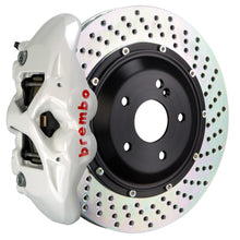 画像をギャラリービューアに読み込む, Brembo 15-18 M3 Excl CC Brakes Rr GT BBK 4Pis Cast 380x28 2pc Rotor Drilled-White