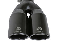 画像をギャラリービューアに読み込む, aFe Takeda 304 Stainless Steel Clamp-on Exhaust Tip Black 2-1/2ininlet x 3-1/2in Outlet X 12in L