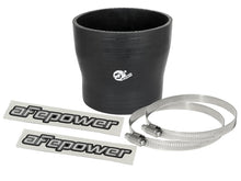 画像をギャラリービューアに読み込む, aFe Magnum FORCE Intake Coupling Kit (4 IN ID to 3-1/2 IN ID x 3-1/2 IN L) Straight Black