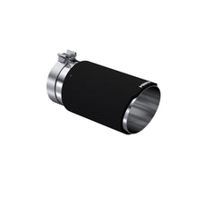画像をギャラリービューアに読み込む, MBRP Universal Carbon Fiber Tip 6in OD/5in Inlet/12in L - Angle Cut Tip