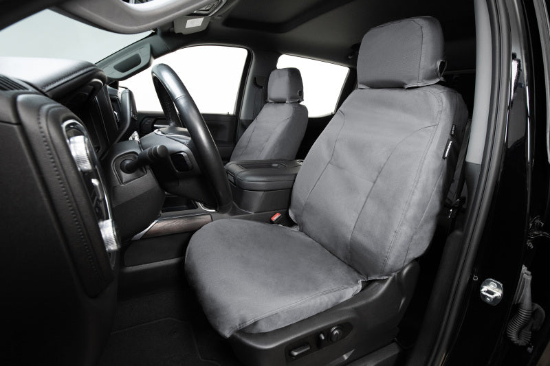 Covercraft 16-26 Mercedes-Benz Sprinter Endura Waterproof SeatSaver Custom Frt Row Seat Covers-Grey