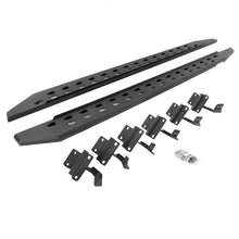 画像をギャラリービューアに読み込む, Go Rhino 15-22 Ford F-150 (17-22 Raptor) SC RB20 Slim Running Boards Kit (w/Brackets) - Tex. Blk