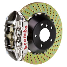 画像をギャラリービューアに読み込む, Brembo 15-18 M3 Excl CC Brakes Rr GTR BBK 4Pis Billet 380x28 2pc Rotor Drilled-Nickel
