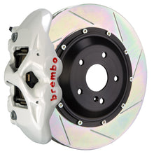 画像をギャラリービューアに読み込む, Brembo 15-17 F150 (Excl. Raptor) Rear GT BBK 4 Piston Cast 380x28 2pc Rotor Slotted Type1-White
