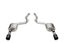 画像をギャラリービューアに読み込む, Corsa 2024+ Ford Mustang GT Sport Axle-Back Dual Rear Exit with 4.5in Straight Cut Black PVD Tips