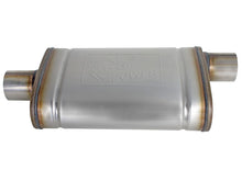 画像をギャラリービューアに読み込む, aFe MACH Force-Xp Muffler 2-1/2 IN ID Offset/Center x 9 IN W x 4 IN H x 14 IN L - Oval Body
