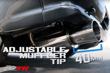 画像をギャラリービューアに読み込む, GReddy Titanium Trust PE-TR Tip L 110MM x 115MM - Titanium Burnt Finish